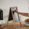 Vintiquewise Wooden A-Frame Chalkboard Sign Double-Sided Menu Board Easel for Restaurant Cafe Bar Coffee Shop Bakery Wedding Party Home Business Kitchen Countertop & Tabletop Display